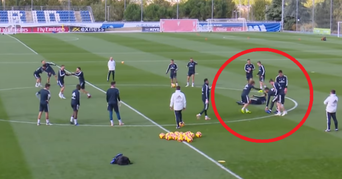 Briga ih što su deveti: Modrić na treningu trpa voleje i umire od smijeha